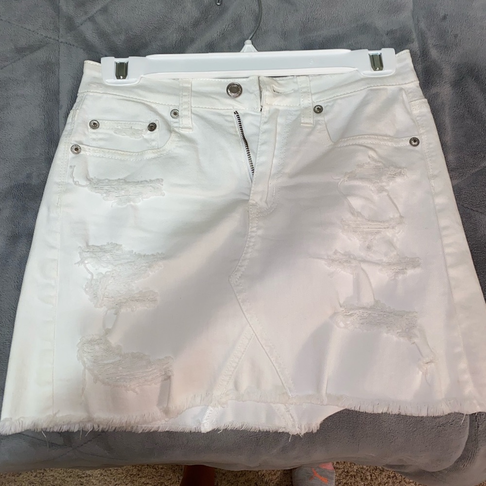 White skirt